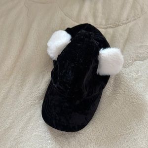 Baseball hat black panda 🐼 for 4-8 years old one size adjustable